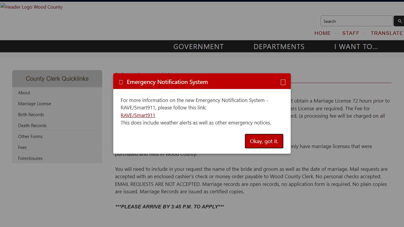 Marriage Licenses Wood County, Texas
